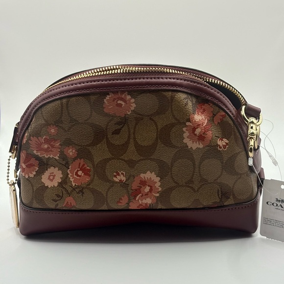 NWT Coach Dome Katy Crossbody Signature Prairie Daisy Print 3055 - Picture 2 of 5